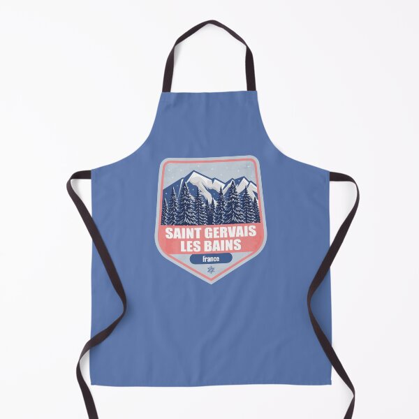 Item preview, Saint Gervais France – Snowy Mountain Winter Badge designed and sold by CynthiaGraphics.