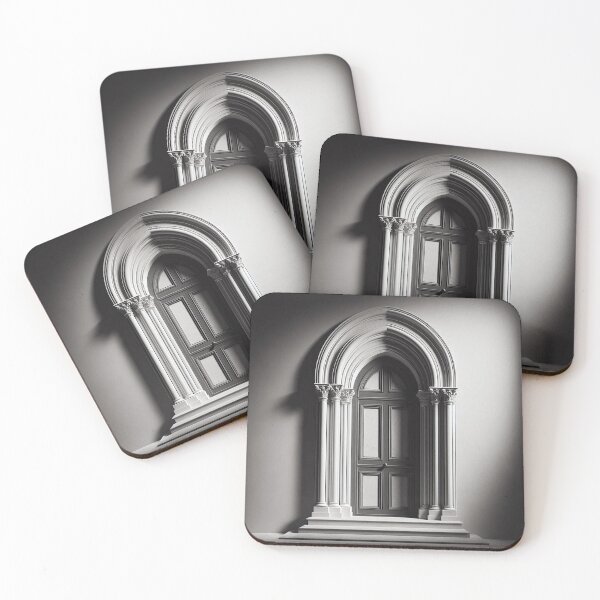 Item preview, Gothic Door of Light – Monochrome Fine Art Architecture designed and sold by Roberta Calabrese.