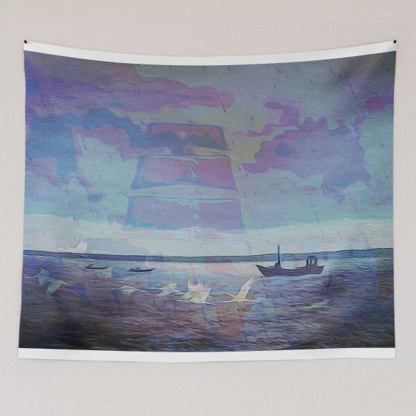 Item preview,  05   14 11 2020  NS Seascape with Birds designed and sold by algirdasdesign.