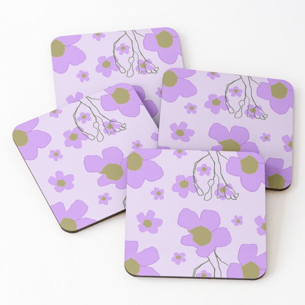 Item preview, Naif Mauve Spring Flowers designed and sold by mavicfe.