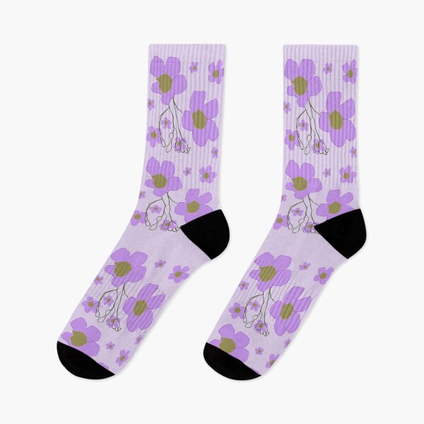 Item preview, Naif Mauve Spring Flowers designed and sold by mavicfe.