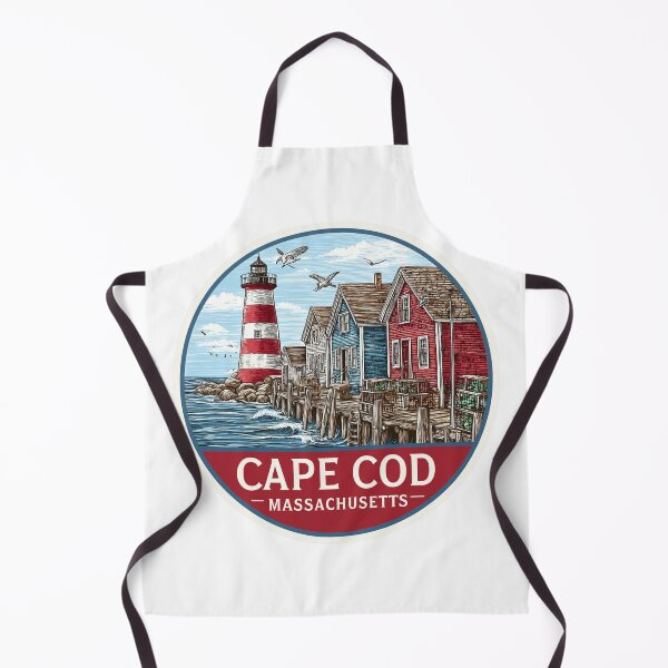 Item preview, Cape Cod Massachusetts Lighthouse Vintage New England Coastal Village designed and sold by Blurbean.