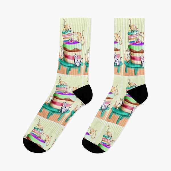 Item preview, Playful Cat Birthday – Artistic Illustration designed and sold by TreatLLC.