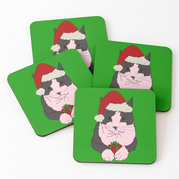 Item preview, Santa Claus Christmas Cat designed and sold by cswrawr7.