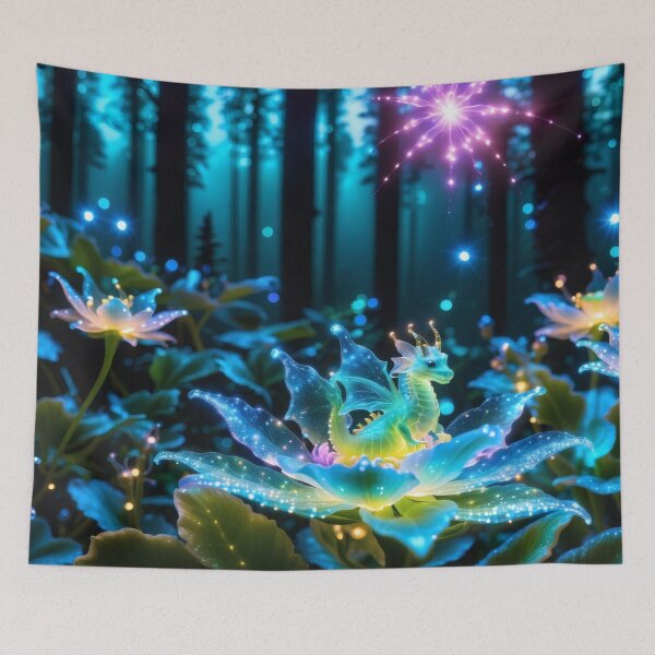 Item preview, Fairy Dragon Companion – Enchanted Fantasy Artwork designed and sold by Visualynx.