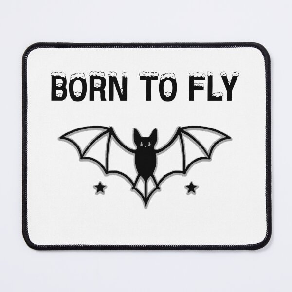 Item preview, Born to Fly, Vintage Bat Design, Retro Night Creature Artwork designed and sold by Ach&Koor.