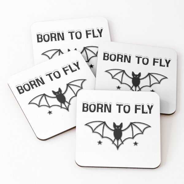 Item preview, Born to Fly,  Vintage Bat Design, Retro Night Creature Artwork designed and sold by Ach&Koor.