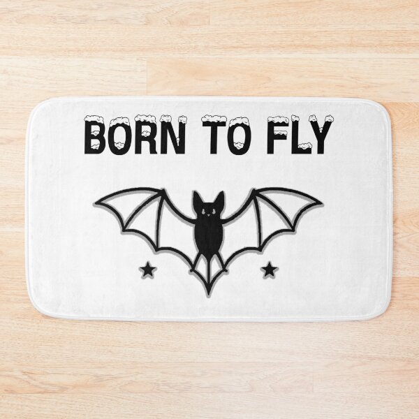 Item preview, Born to Fly,  Vintage Bat Design, Retro Night Creature Artwork designed and sold by Ach&Koor.