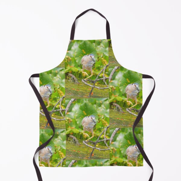 Item preview, Night Heron with Annoyed Fish designed and sold by GothicPoet .
