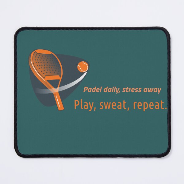 Item preview, Padel daily, stress away Play, sweat, repeat Asics men padelade designed and sold by "Vibe & Style Merch".