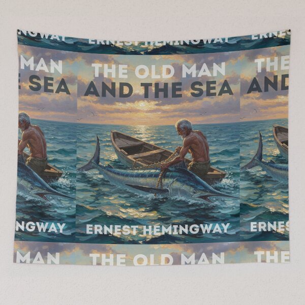 Item preview, 'The Old Man and the Sea' a novel by Ernest Hemingway designed and sold by Filologica.
