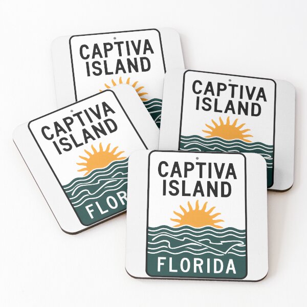 Item preview, Captiva Island Florida - Beach Sign designed and sold by TheOldMittenIllustrated.