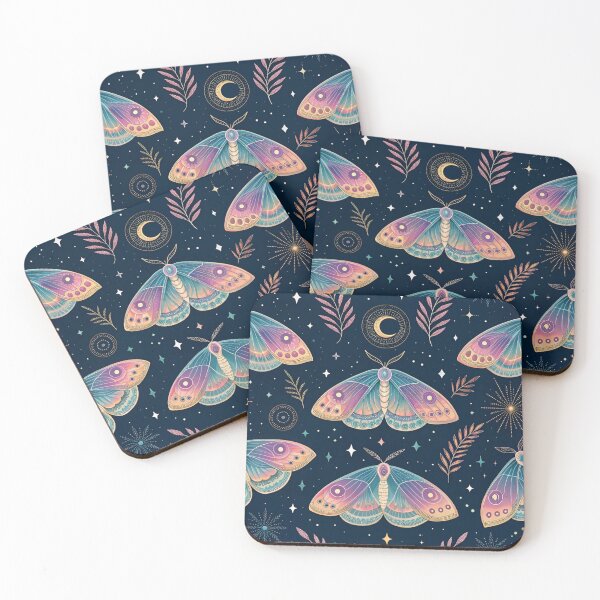 Item preview, Shimmering moths , cosmic gradients designed and sold by Lucky 777.