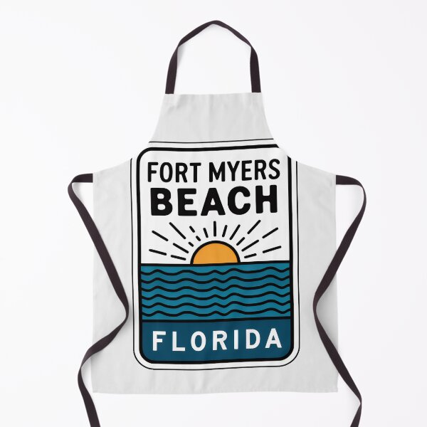 Item preview, Fort Myers Beach Florida - Sign designed and sold by TheOldMittenIllustrated.