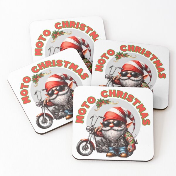 Artikelvorschau, Motorrad-Weihnachten. Motorrad-Weihnachtsmann. entworfen und verkauft von Ninon 888.