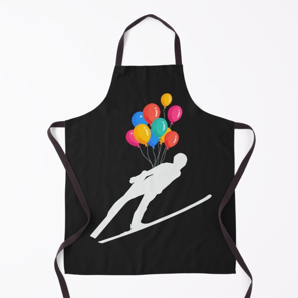 Item preview, Ski Jumper with Balloons | Funny Ski Jumping designed and sold by Anniko Art Studio.