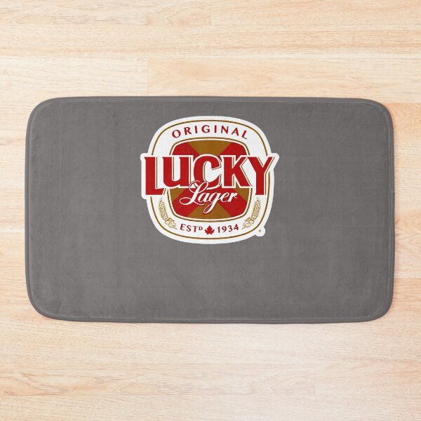 Artikelvorschau, LUCKY-LAGER-SAN-FRANCISCO-BIER-LOGO entworfen und verkauft von BruceRennie.