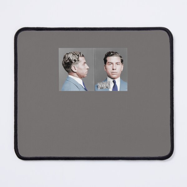 Item preview, LUCKY-LUCIANO-MUGSHOT---COLORIZED designed and sold by BruceRennie.