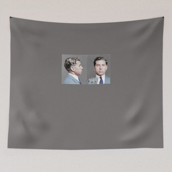 Item preview, LUCKY-LUCIANO-MUGSHOT---COLORIZED designed and sold by BruceRennie.