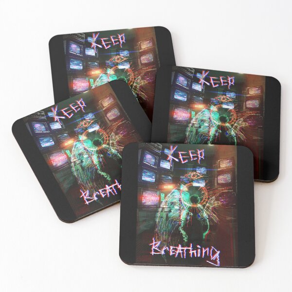 Item preview, Dark cybergoth Fallen Angel Art- "Keep Breathing" designed and sold by DanniDan.