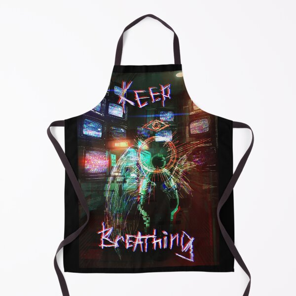 Item preview, Dark cybergoth Fallen Angel Art- "Keep Breathing" designed and sold by DanniDan.
