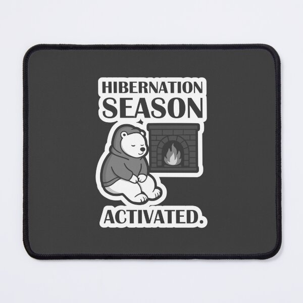 Item preview, Hibernation Season Activated. / Introvert Joke Funny T-Shirt Label Illustration designed and sold by introvertvibes.