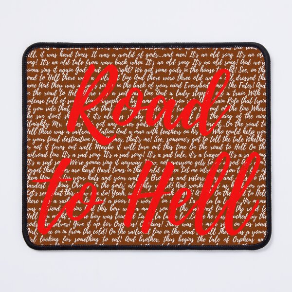 Item preview, Hadestown Lyrics designed and sold by broadwaygirl142.
