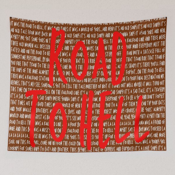 Item preview, Hadestown Lyrics designed and sold by broadwaygirl142.