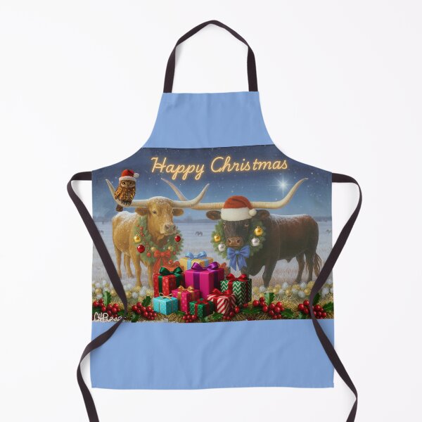 Item preview, Christmas Longhorns designed and sold by Caroline Communications LLC.