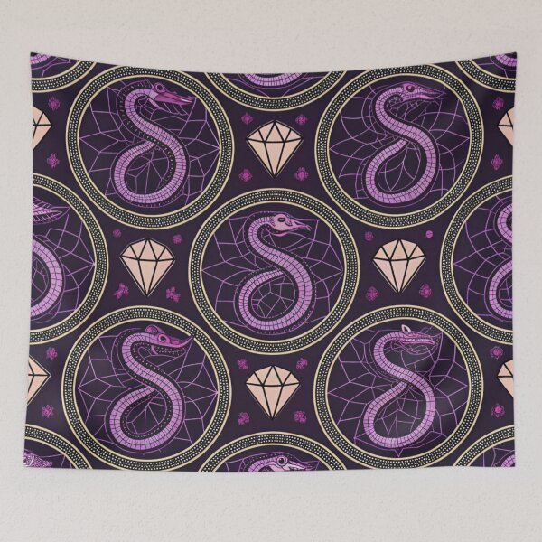 Item preview, Rune-marked crystal serpents designed and sold by Lucky 777.