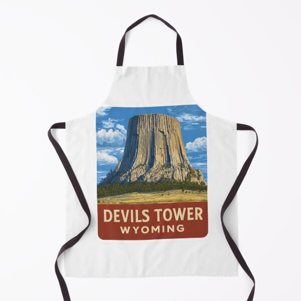 Item preview, Devils Tower Wyoming National Monument Volcanic Rock Climbing Vintage designed and sold by Blurbean.