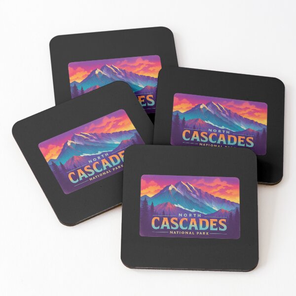 Item preview, North Cascades National Park Washington Alpine Sunset Mountain Wilderness designed and sold by Blurbean.