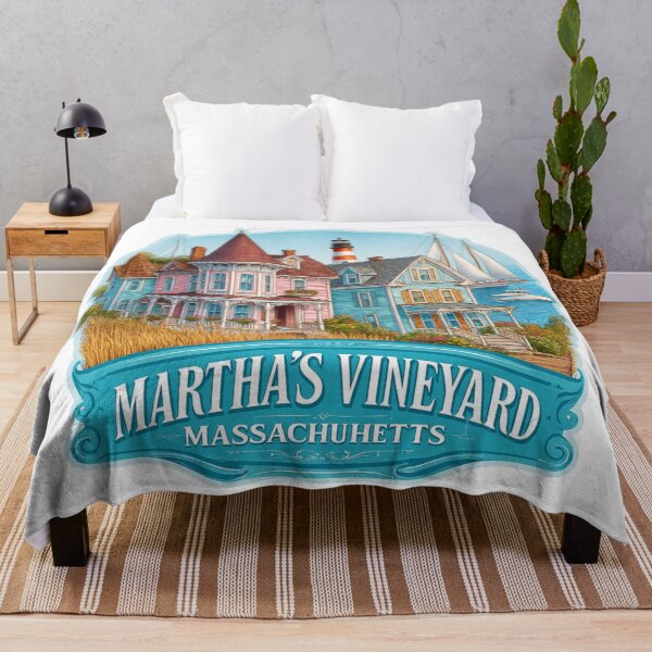 Item preview, Martha's Vineyard Massachusetts Victorian Houses Lighthouse New England designed and sold by Blurbean.