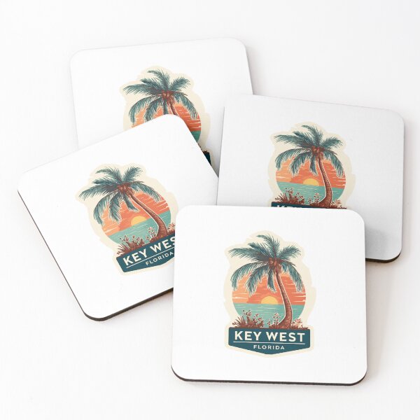 Item preview, Key West Florida Tropical Paradise Palm Tree Sunset Island Vacation designed and sold by Blurbean.