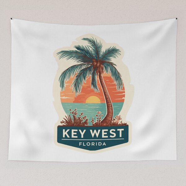 Item preview, Key West Florida Tropical Paradise Palm Tree Sunset Island Vacation designed and sold by Blurbean.