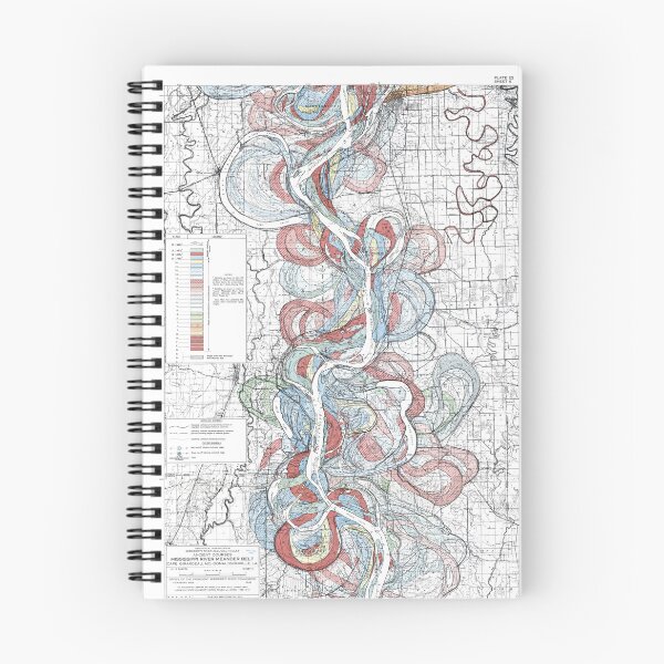 Item preview, Mississippi River Meander, Fisk 22-9 designed and sold by DreamingBeetle.