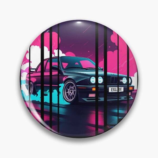 Item preview, B.W30 the Power of the 3 series drifting with neon smoke, retro 80s 4 designed and sold by Neon G.