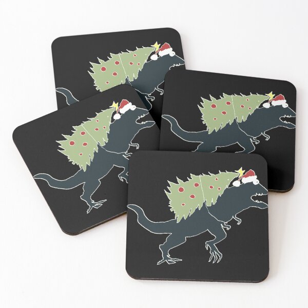 Item preview, Funny Festive Dino Christmas designed and sold by JoseloRochaArt.