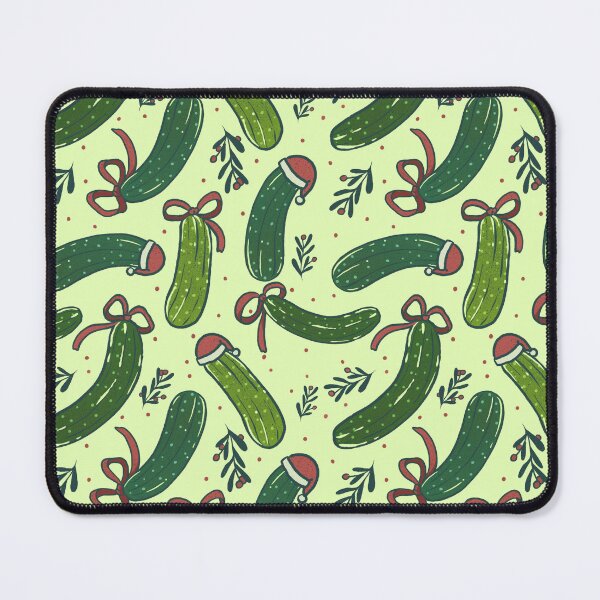 Item preview, Festive Christmas Pickle Pattern designed and sold by tanyadraws.
