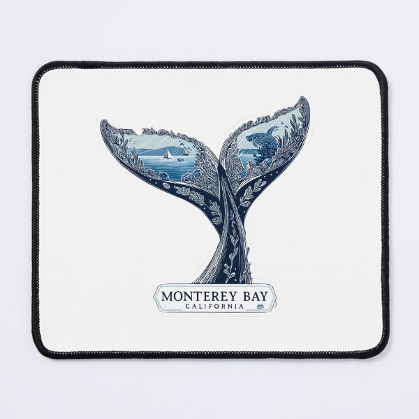 Item preview, Monterey Bay California Whale Tail Marine Life Ocean Conservation Sticker designed and sold by Blurbean.