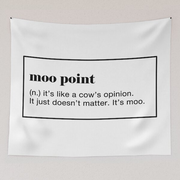 Item preview, Moo Point Definition.  designed and sold by CoCoArt-Ua.