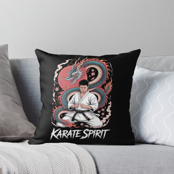 Item preview, Karate Samurai Spirit – Japanese Dragon Tattoo Streetwear Design (Jarste Style) designed and sold by AndrewYoko.