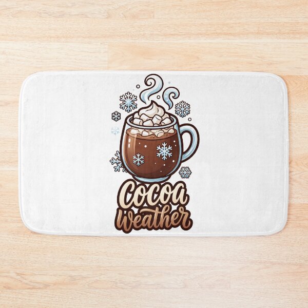 Item preview, COCOA WEATHER Cozy Hot Chocolate Mug designed and sold by Quillway.