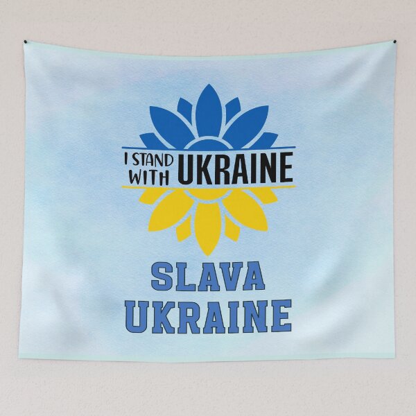 Item preview, I Stand With Ukraine – Sunflower of Hope - Slava Ukraine designed and sold by MysticOzzy.