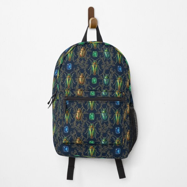 Item preview, Luxury Jewel Beetles And Gemstones Entomology Pattern designed and sold by DreamLeafCo.