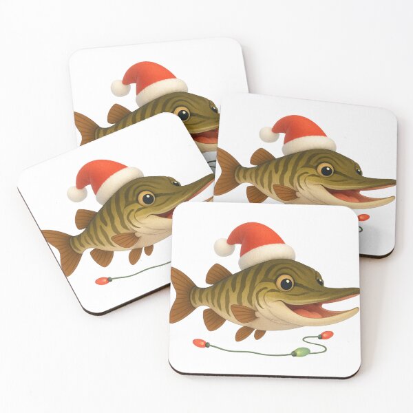 Item preview, Christmas Tiger Muskellunge Fish designed and sold by Sillytoe.
