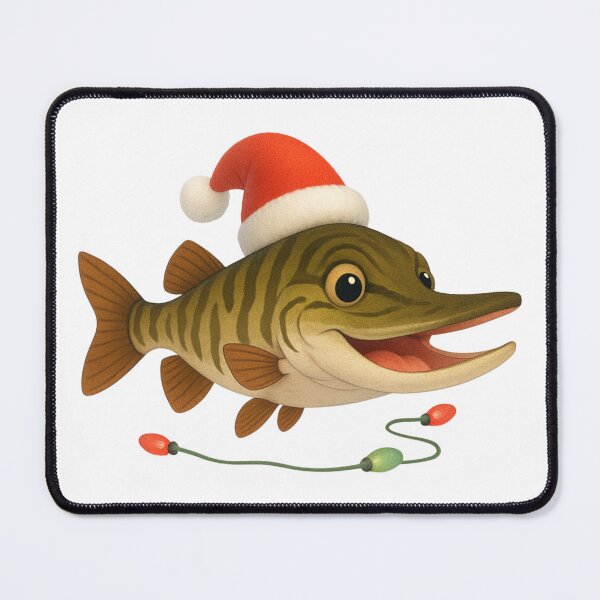 Item preview, Christmas Tiger Muskellunge Fish designed and sold by Sillytoe.