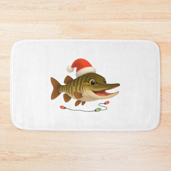 Item preview, Christmas Tiger Muskellunge Fish designed and sold by Sillytoe.