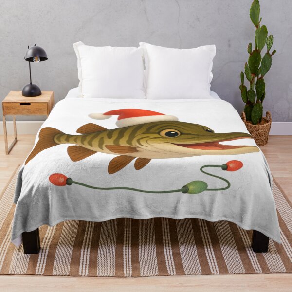 Item preview, Christmas Tiger Muskellunge Fish designed and sold by Sillytoe.