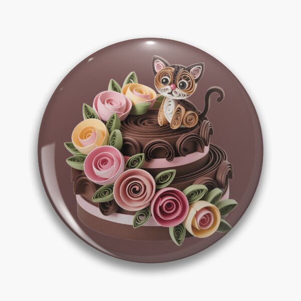 Item preview, Chocolate cake,style quilling. designed and sold by elegantpaterns.